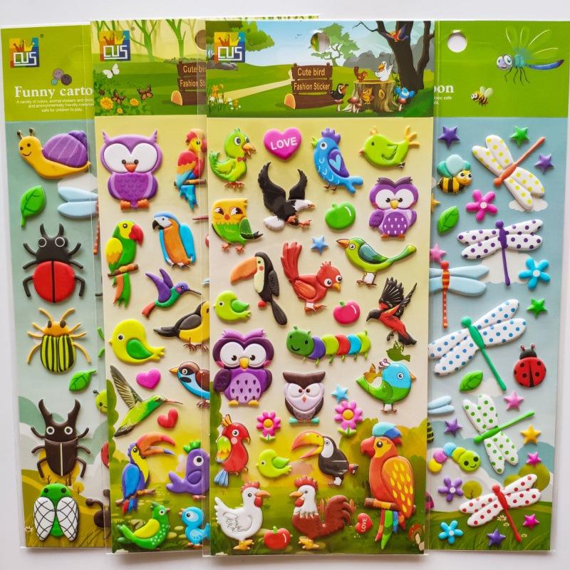 

Kawaii 3D Puffy Panda Daily Life Stickers Scrapbooking Diy Journal Stationery Sticker Cute Deco Aesthetic Art Supplies