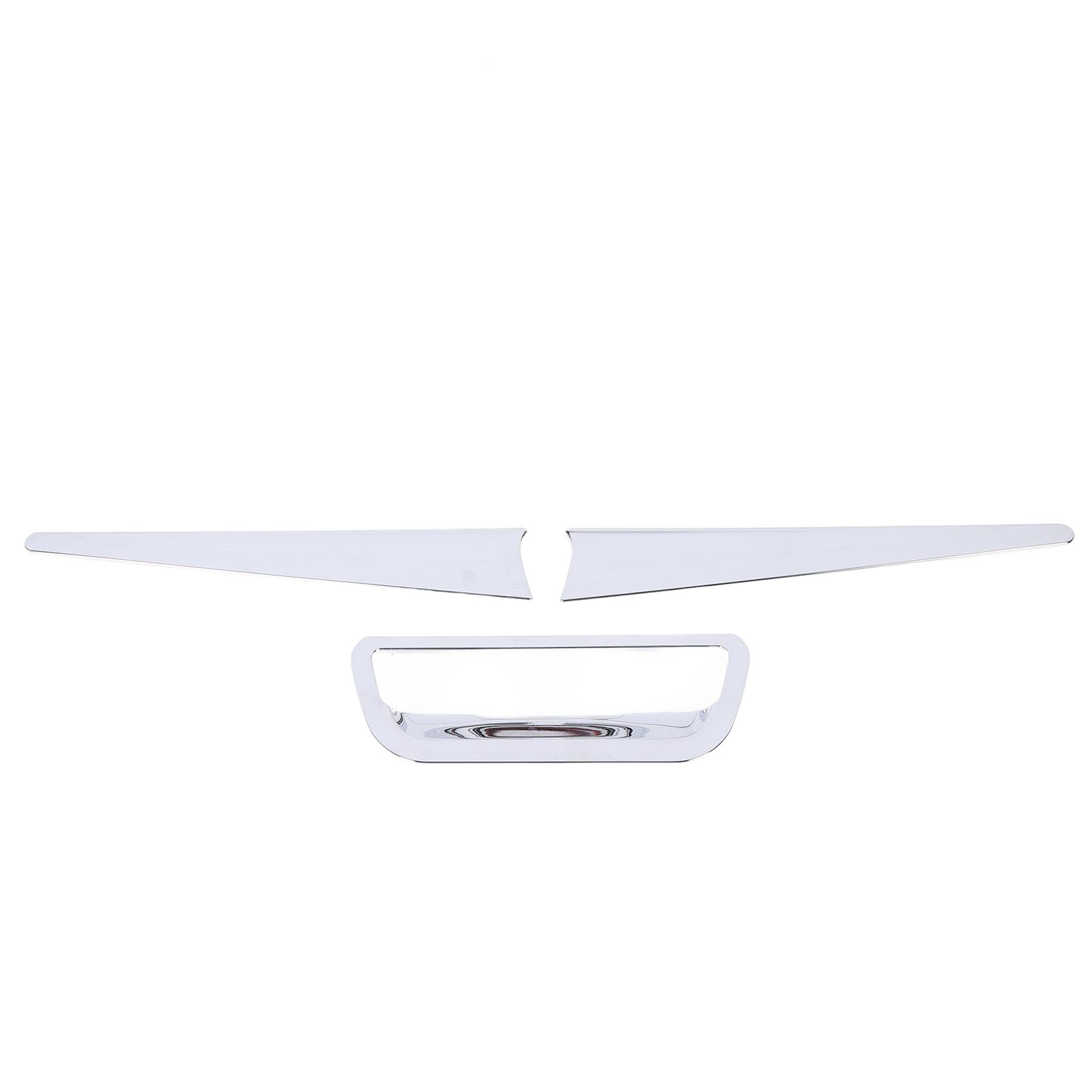 

3 шт. Накладка на ручку задней двери, хромированная, стильный вид, накладка на ручку задней двери, замена для Isuzu D Max 2021