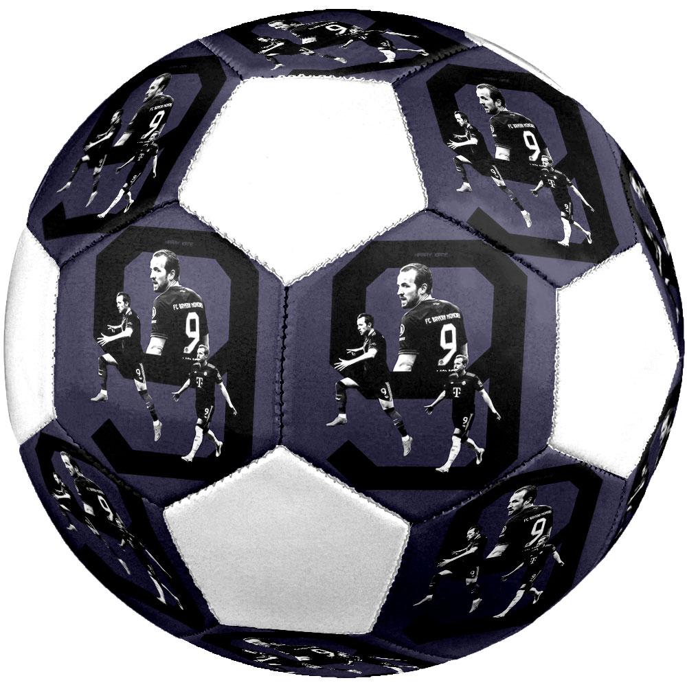 Kane9 Printed Size 5 Soccer Ball, Machine-Stitched PVC, Durable & High Bounce, All Ages Fit, fan merchandise, matches & outdoor use.