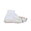 (w) Painted Splatter Sock Runner White