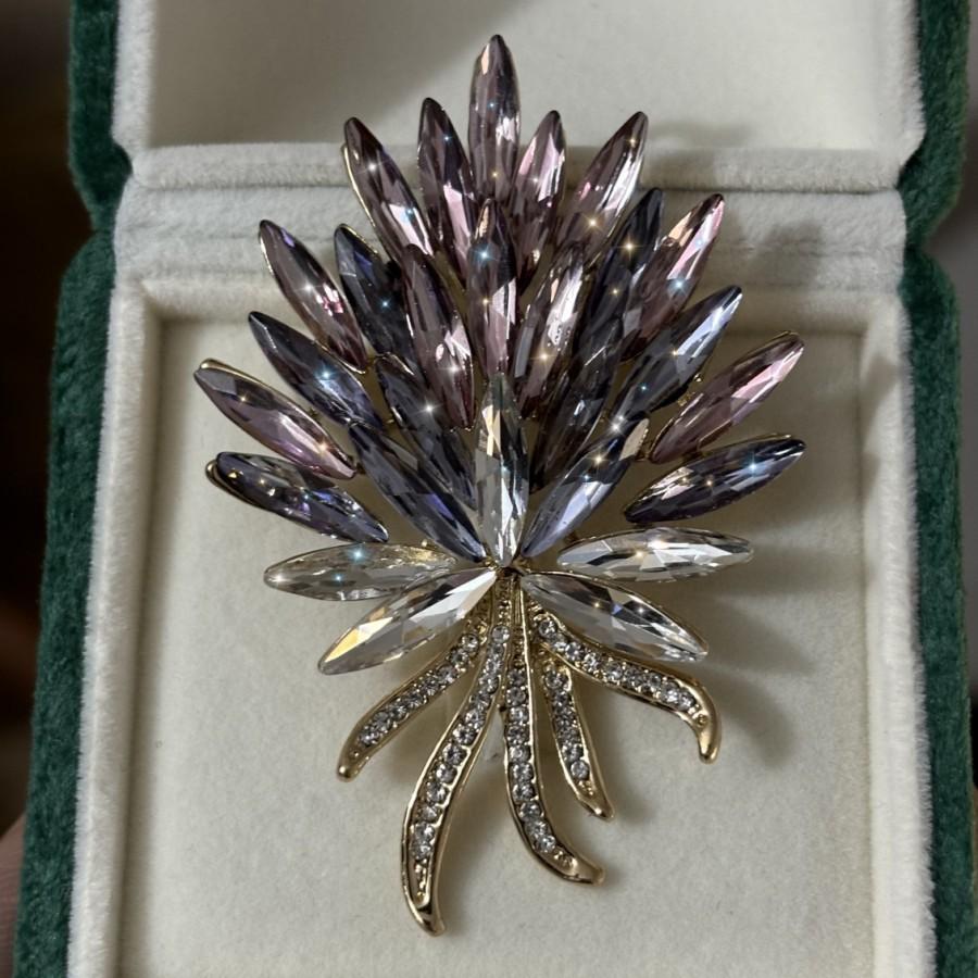 Французская высококачественная хрустальная брошь в виде колоса пшеницы женская элегантная высококачественная корсажная накладка на пиджак аксессуары для одежды