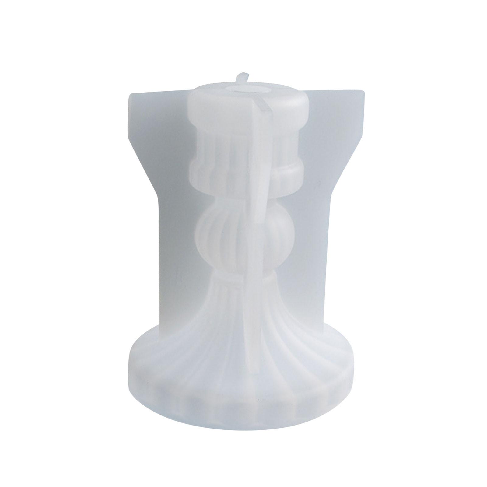 

Candlestick Silicone Molds For DIY Plaster Cement UV Epoxy Resin Candle Holder Home Handmade Table Ornament белый