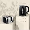 Kettle and Toaster Set, 1.7L 3000W Rapid Boil Jug Kettle with Otter Thermostat, Limescale Filter, 4 Slice Toaster with 7 Browning Controls