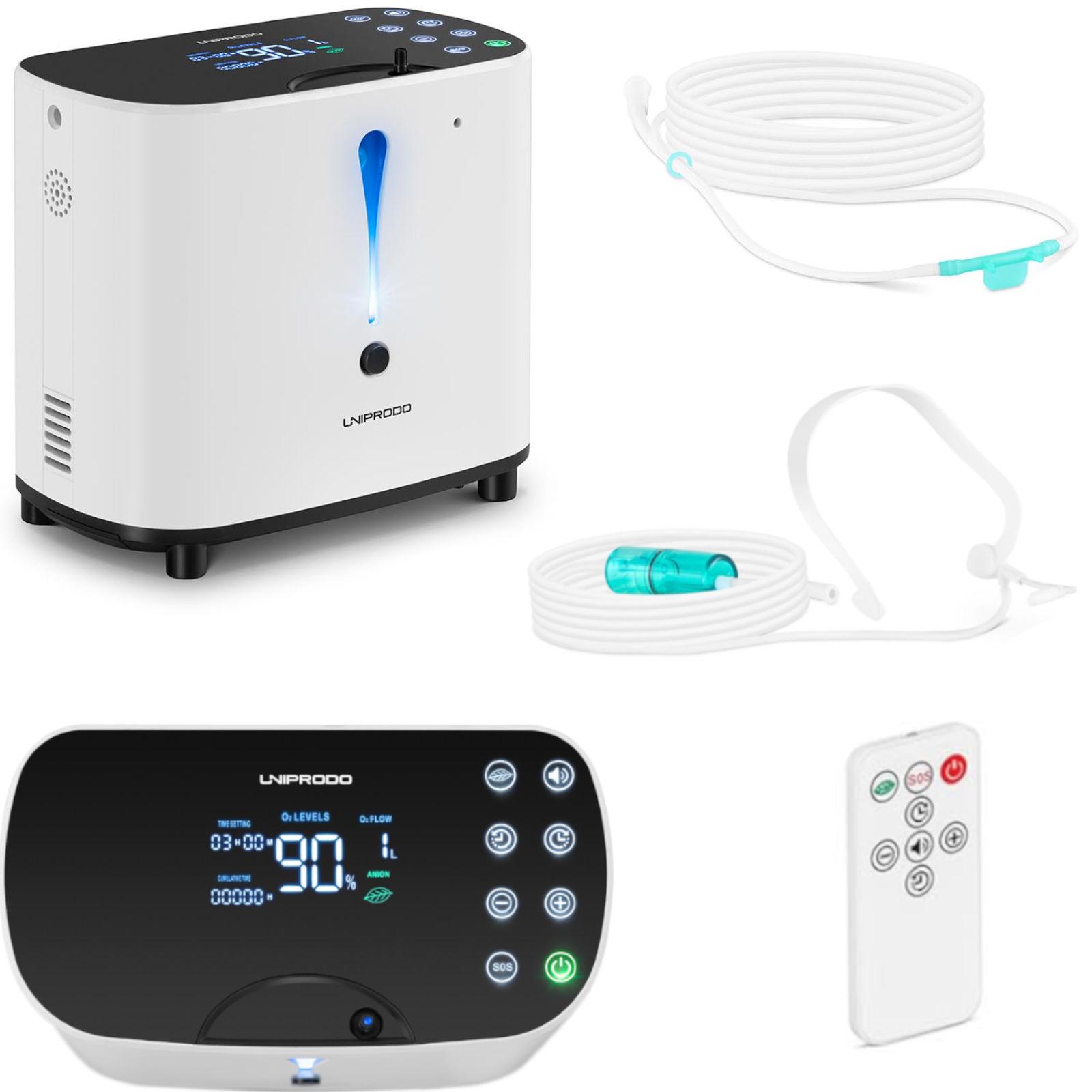 Concentrator de oxigen LED Uniprodo 16L 2890