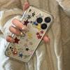 Ins Korean Creative Star Phone Case For iPhone 17 16 15 14 13 12 11 Pro Max Mini SE 7 8 Plus 17E Shockproof Transparent Cover