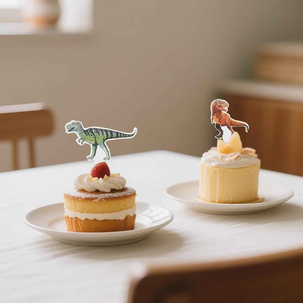 Dinosaur Cupcake Topper, Cupcake Decoration Boys Kids Dinosaur Theme Birthday Party