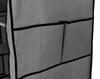 Textile Wardrobe With 10 Shelves Mira Maxi Anthracite