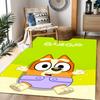 Blu And Eyi Adventure Themed Anti-Slip Rugs - Polyester Home Decor, Suitable for Bedrooms, Living Rooms, Doorways, Studios, and Decorations