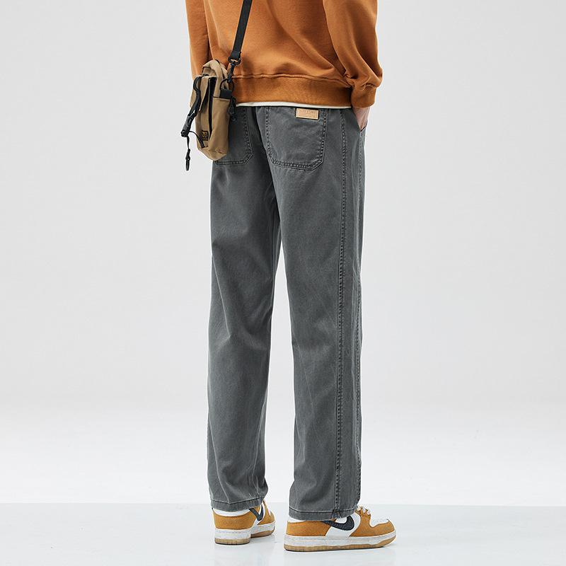 2026 Men's New Fashion Casual Straight-Leg Pants Versatile Workwear Trousers