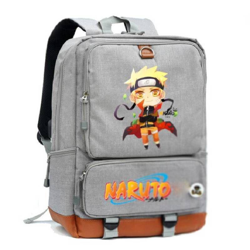 Sac à dos surdimensionné Naruto grande capacité pour le voyage et l'école
