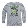 Sesame Street Unisex Adult Canned Oscar The Grouch Long-Sleeved T-Shirt