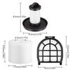 HEPA Filter Compatible for Shark LZ600 LZ601 LZ602 LZ602C APEX UpLight Lift-Away DuoClean Vacuums