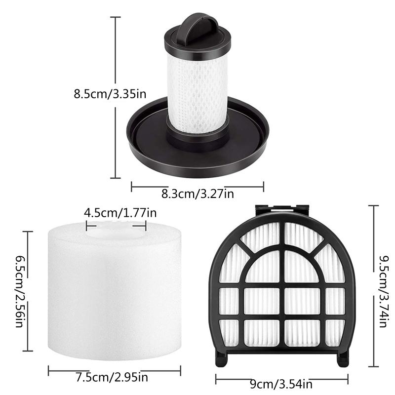 HEPA Filter Compatible for Shark LZ600 LZ601 LZ602 LZ602C APEX UpLight Lift-Away DuoClean Vacuums