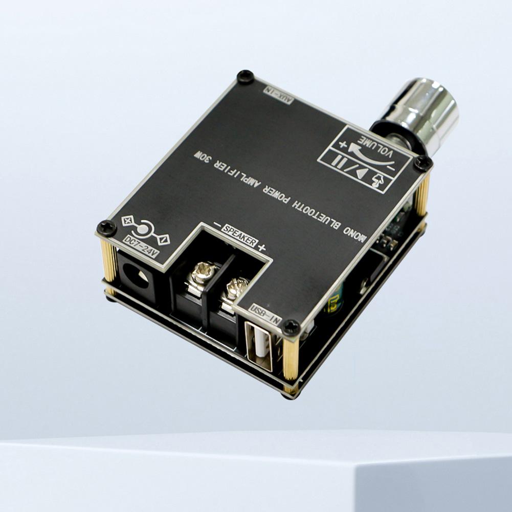 BT 5.0 200W-30W Mono Audio Power Amplifier Module DC9-24V Bluetooth-Compatible 5.3 Sound Amplifier Board for DIY BT Speaker Kits