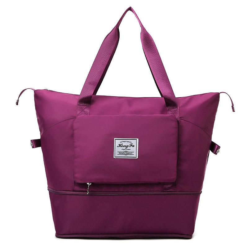 New large-capacity fitness bag short-distance dry and wet separation travel bag expandable portable maternity bag