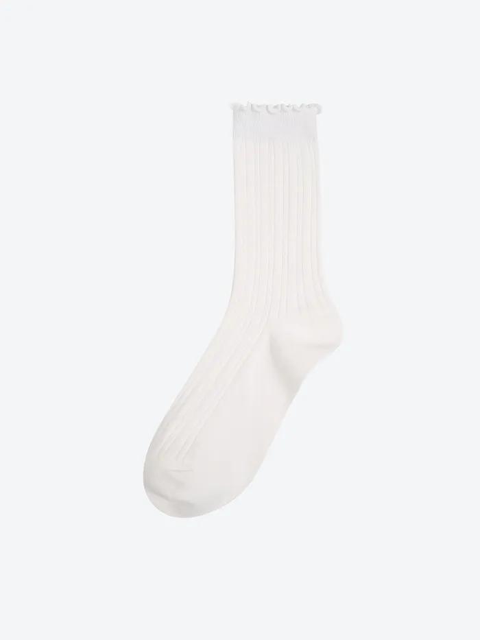 Shirred Ribbed Socks HPAO5FA206