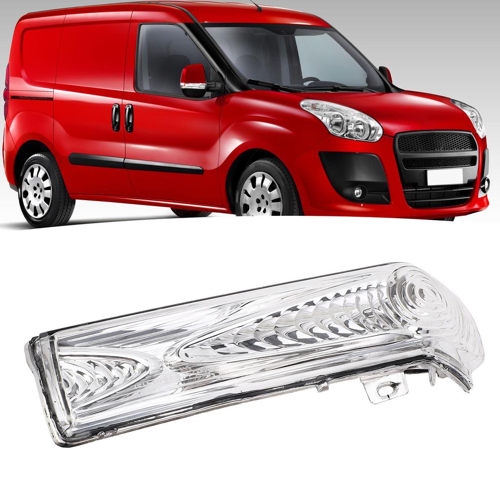 Wing Mirror Indicator Lamp Lens Proof Pressure Resistant Side Mirror Indicator Lens Cover for Doblo 2010 to Up