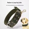 Doppelreihiges Hundehalsband & Leinen-Set für mittelgroße bis große Hunde
