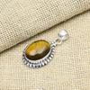 AAA+ Tiger's Eye Gemstone Handmade 925 Sterling Silver Jewelry For Thanksgiving Gift