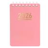 2026 Day Planner A7 Pocket Size Coil Notebook for Law Nursing Sketching Office Task Organizer for Work Study Planning