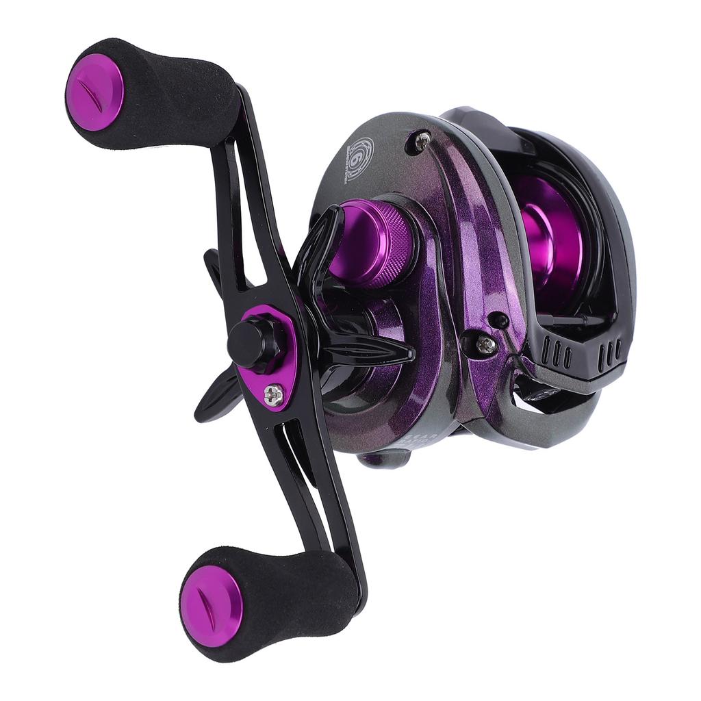 Portable Metal LowProfile Reel 8KG Braking Force Lure Fishing Line Reel Accessory(right Hand )