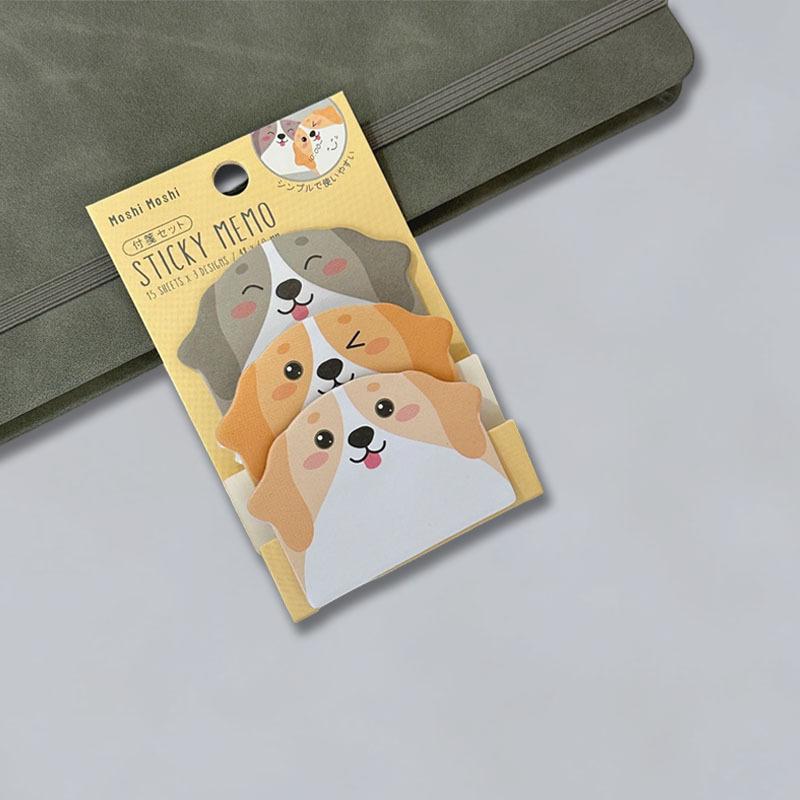 Creative Cute Animal-Shaped Sticky Notes (45 Sheets) - Reusable Planner Pads