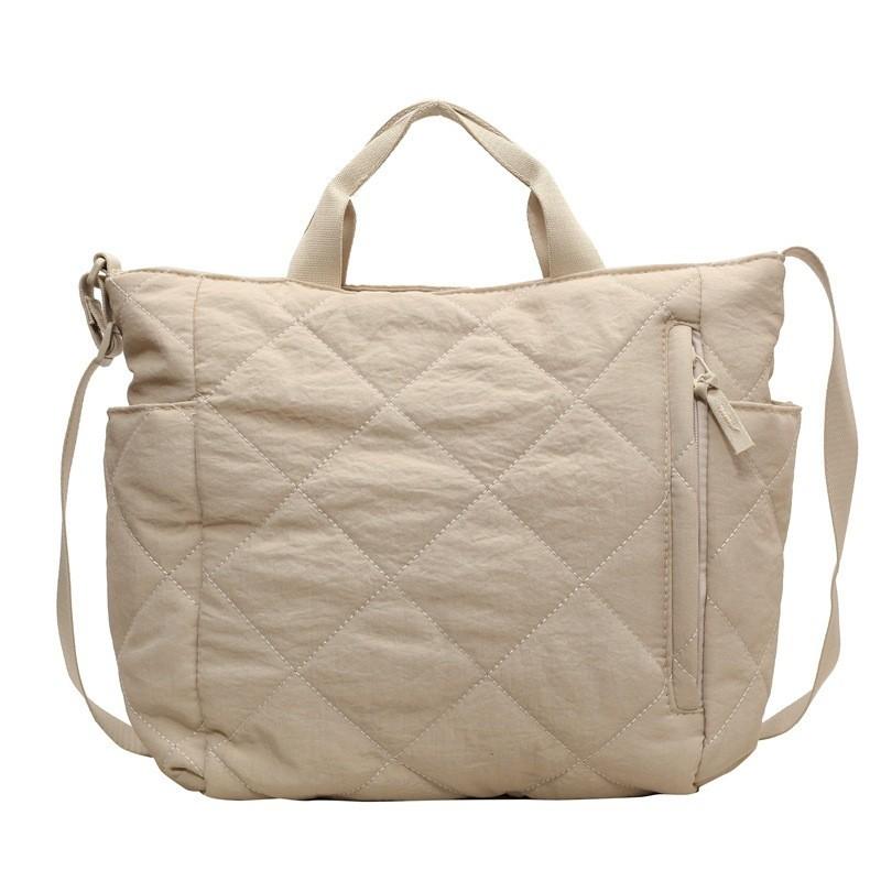 Large Capacity Canvas Shoulder Bag For Women 2023 New Autumn Winter Street Fashion Tote Crossbody Bag