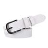 Casual Leather Girl Belt Simple Pattern Alloy Closure Daily Fashion Decoration