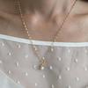 Eveningbell [silver925] Blush Pearl Necklace (gold)