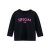 27Home Korean Style Kidsren's Bottoming Shirt 2026 Spring New Style Girls Baby Round Neck Lettered Pure Cotton Long-Sleeved T-Shirt