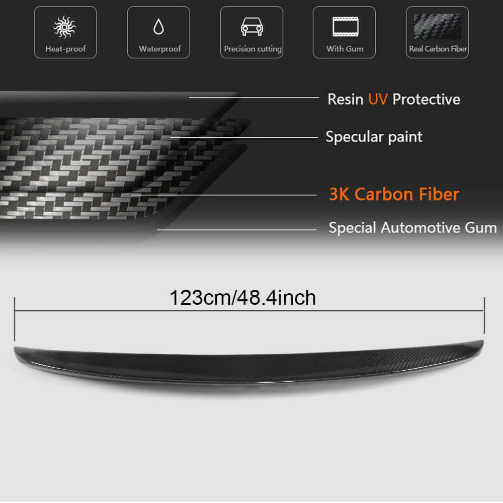 Spoiler SD V1 (for G37 2009-2013, G25 2011-2012, Carbon) for Infiniti G25/G35/37 (V36/CV36) 2006-2015