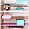 Retractable High-Quality Wardrobe Divider Shelf - Practical Home Storage Solution