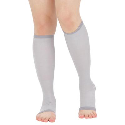 Elastische Socken Cool Bleiben Sie auch im Sommer kühl und bequem mit Kühlfunktion M Zehenlos Für beide Füße Grau [Dr.Feel] Arztgeprüft - - [Hergestelltes Material] (1