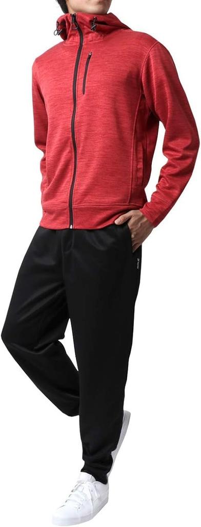 Tartex Men's Running Jersey Set, Sizes M-5L, Custom Order, Sweat-Wicking, Quick-Drying, Red, Size 3L