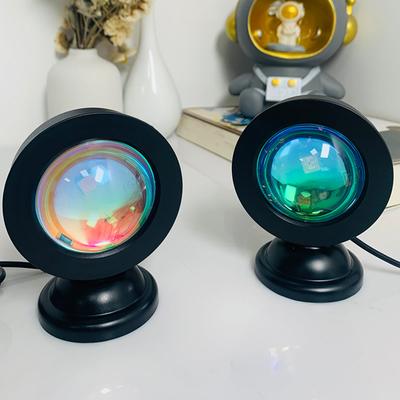 Lampada da tramonto a LED USB Proiettore Decorazioni per la casa Luce notturna Luce d'atmosfera portatile Neon