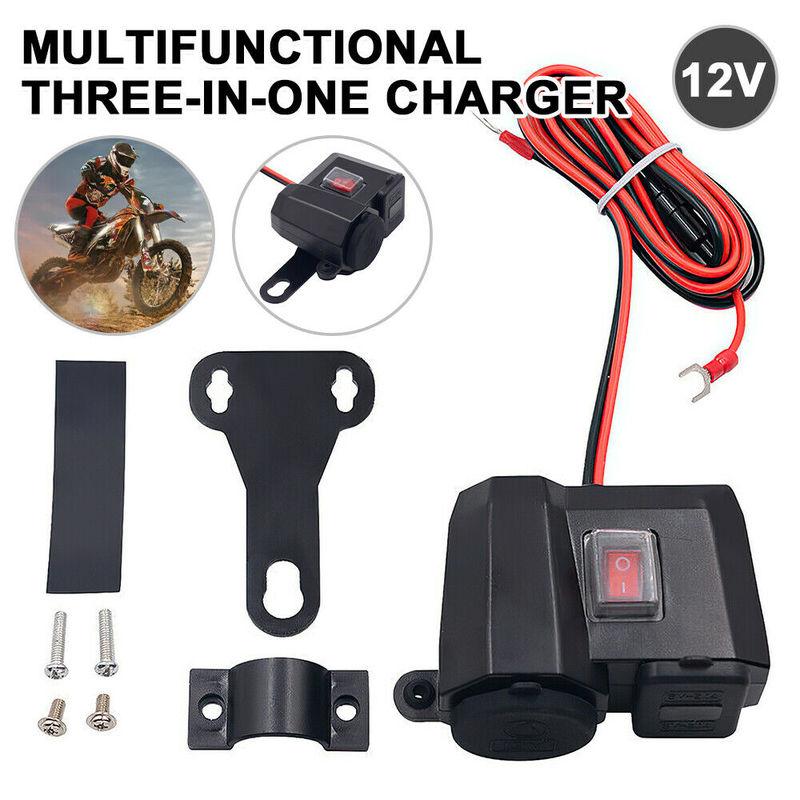2Pack 12V Moto Single Port USB Alimentation Socket Phone Chargeur GPS 2Pack 12V Moto Single Port USB Alimentation Socket Phone Chargeur GPS
