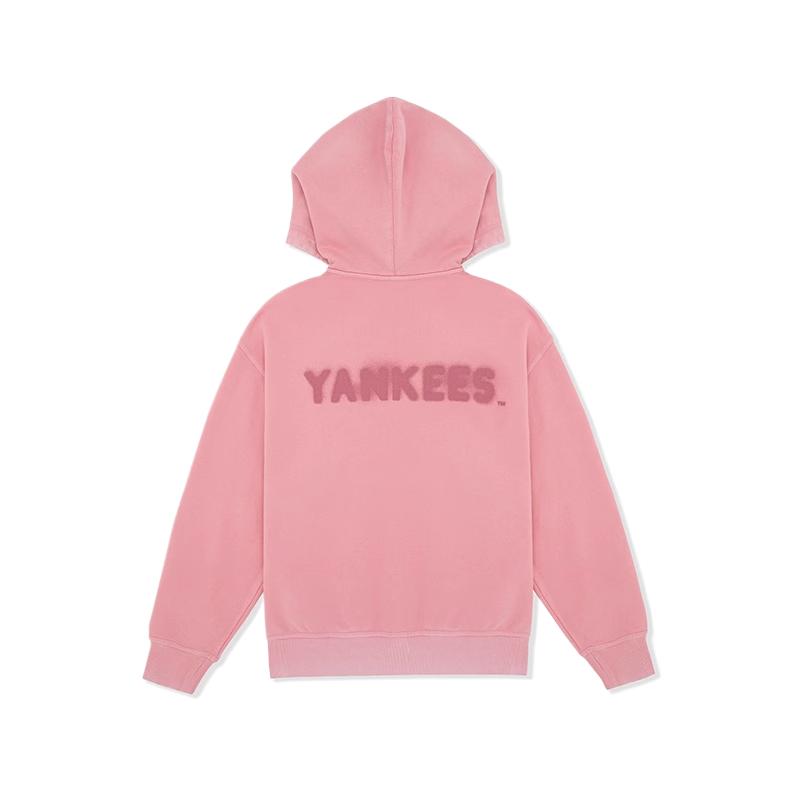 New MLB New York Yankees Sweatshirt Unisex Light Peach Pink 3AHDB0751-50PCL