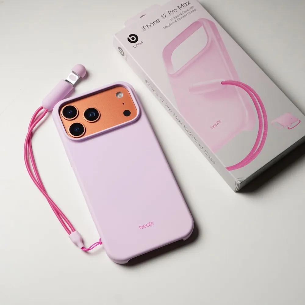 Beats ist geeignet für iPhone 17 Pro Max / iPhone 17 Pro Max Hülle mit Band, MagSafe-Unterstützung und Kamerasteuerung, offizielle Replik