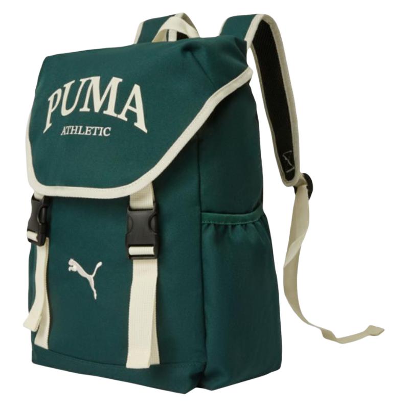 Puma Logo Fabric Backpack Kids backpacks Dark-Green 353325166204-40701 Dark Green