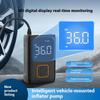 Smart Digital Tire Inflator with Preset Modes LCD Display Portable Air Pump for Multi-Vehicle Use