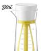Salad Dressing Blender Glass Oil Dispenser with Built-In Mixer Leak-Proof Quick Bottle Easy-Clean Dishwasher Safe Condiment for Kitchen Grilling