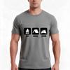 Just Eat Sleep And Climb Tshirt Summer Casual Cotton Tee Oversized Streetwear Tops Vintage Graphic Print Unisex Unisex Unisex