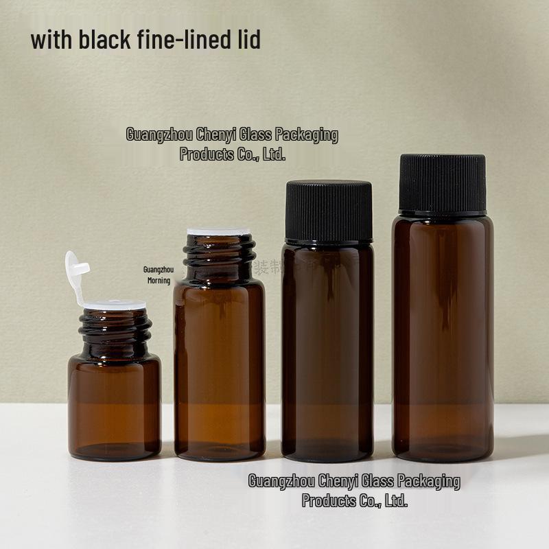 

Amber Glass Screw-Top Dispensing Bottle - 5ml, 10ml, 15ml, 20ml for Essence & Cosmetics