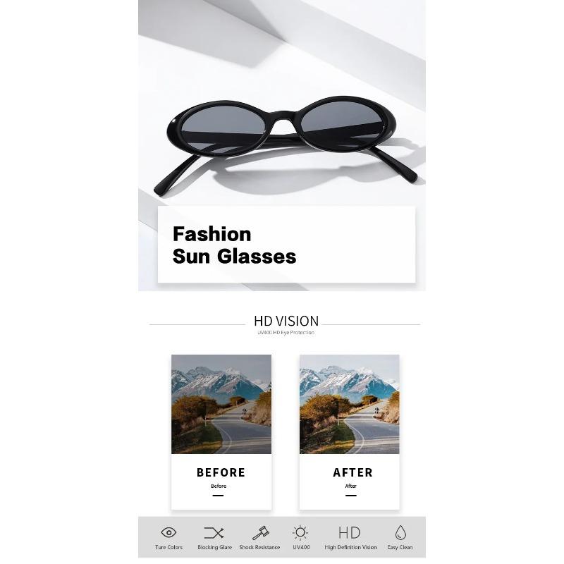 Sexy Small Oval Women'S Sunglasses New Fashion Leopard Brown Hot Sun Glasses Female Retro Colorful Shade Eyeglass