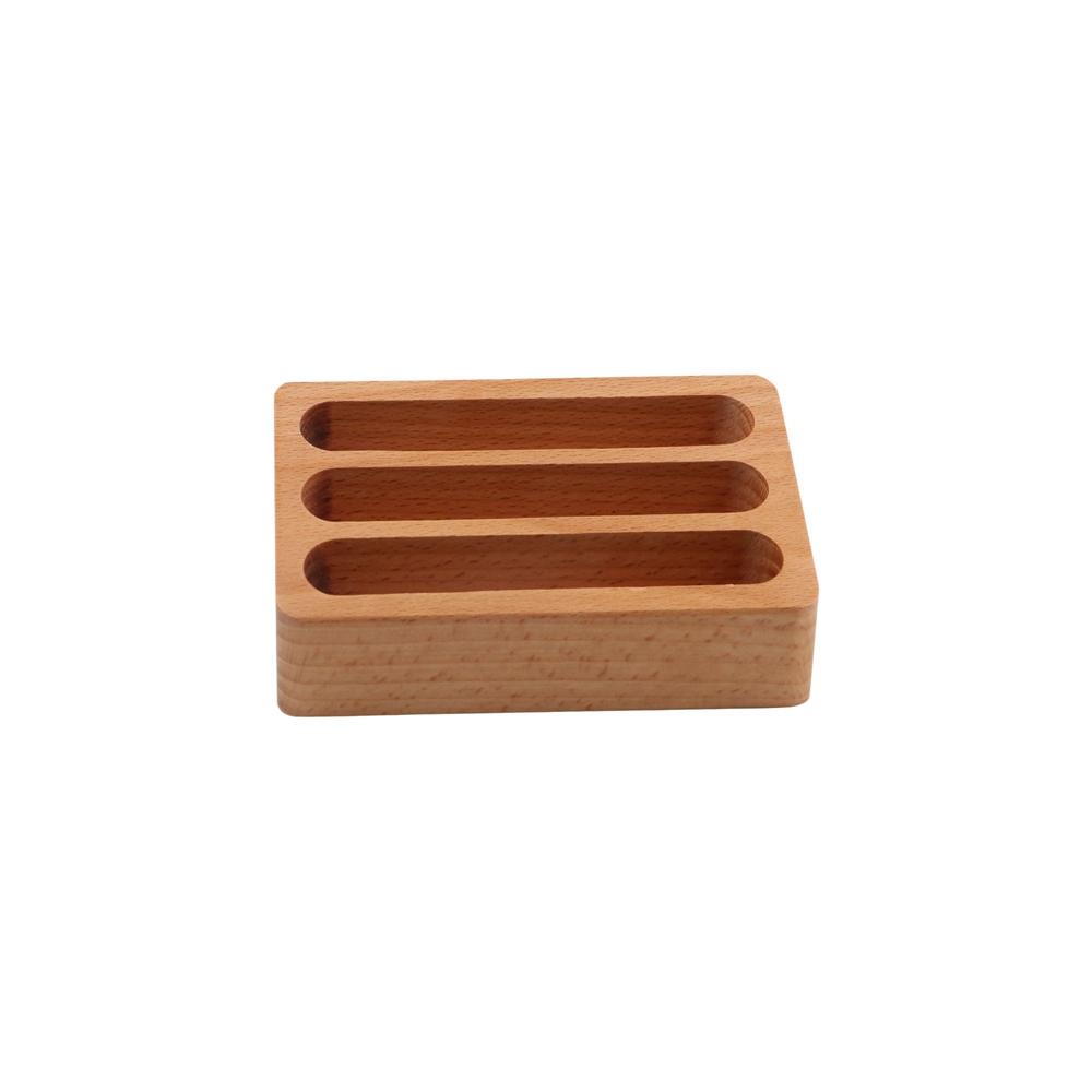 Display Stand Solid Wood Desktop Business Card Wood Business Card Display Stand  Storage Box