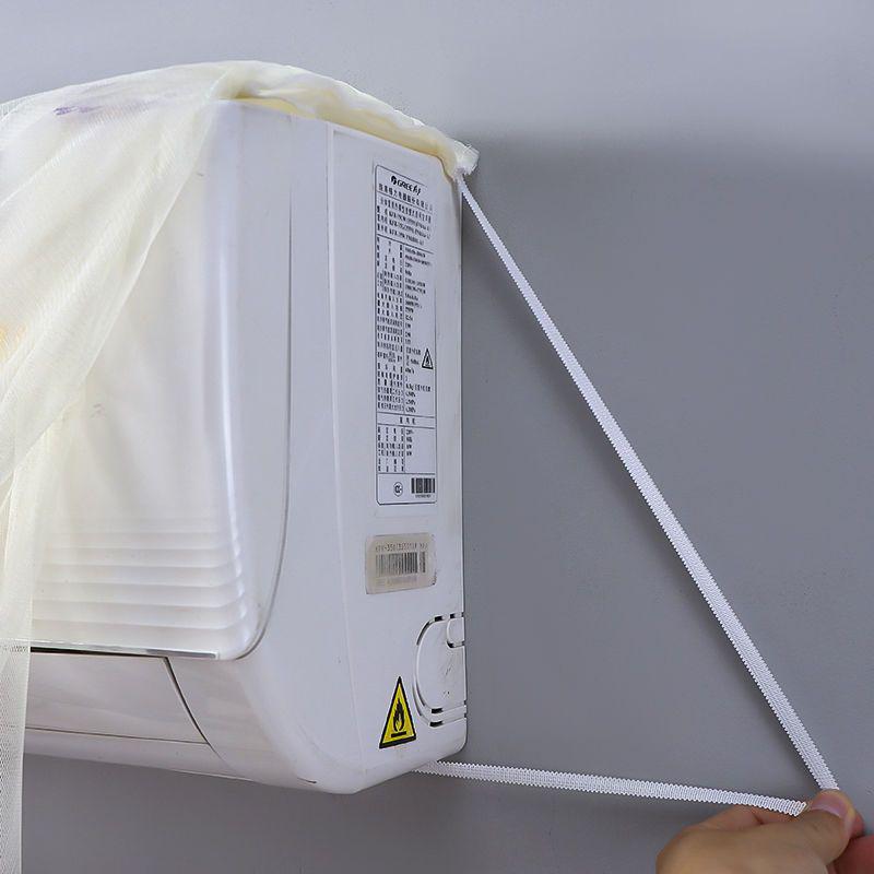 Universal Wall-Mounted Air Conditioner Dust Cover, Fits 1P and 1.5P Units, Easy Installation Without Removal