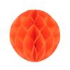 12pcs Festival Orange Honeycomb Ball Pendant Fruit Wall Hanging Ornament  Hawaii Party Birthday