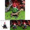 Resin Gnome And Turtle Miniature For Indoor Decor And Party Gifts