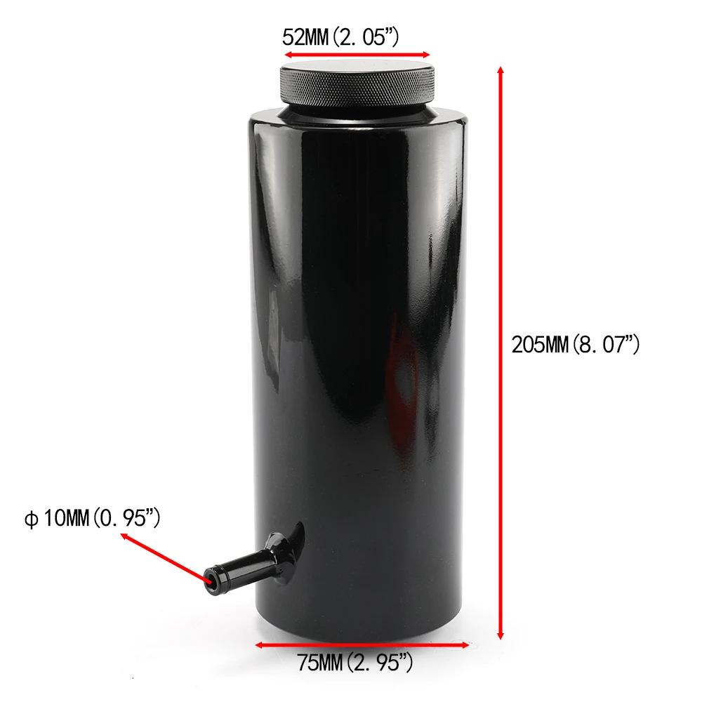 High Quality Aluminum Radiator Coolant Tank 800ml Coolant Expansion Tank Cooling Catch Bottle Overflow Reservoir Car Styling