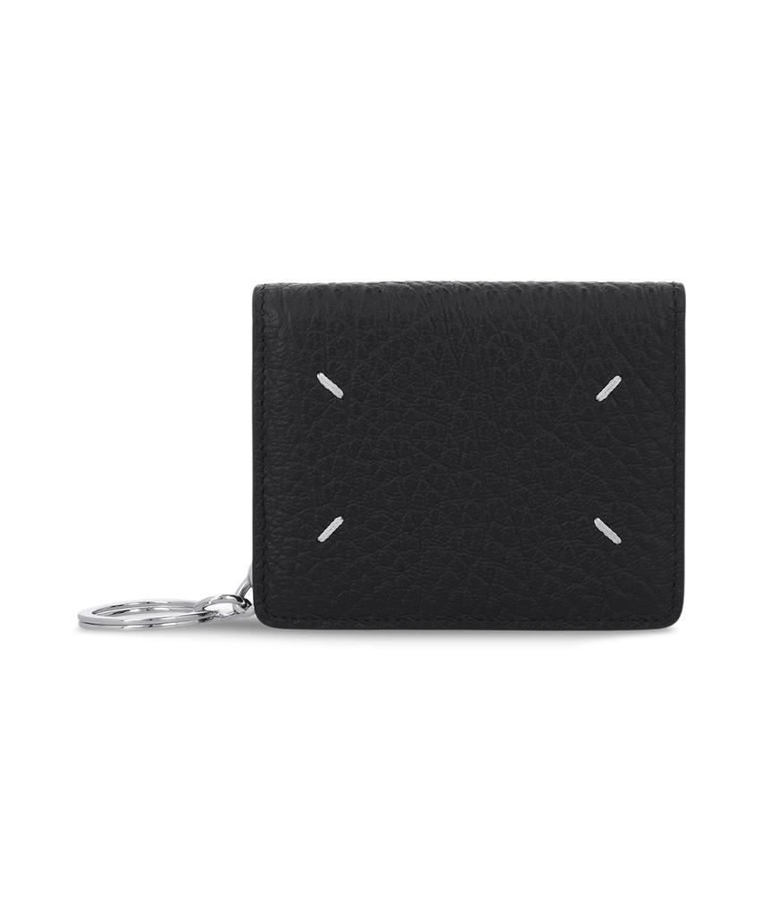 Maison Margiela 4 Stitch Keyring Card Holder - Black / S56Ui0128P4455T8013